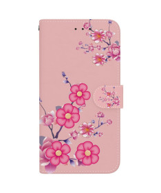 Housse OnePlus 13 Fleurs de Cerisier avec Portefeuille et Fonction Sup