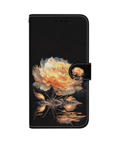 Housse OnePlus 13 Fleur Éthérée Or et Noir