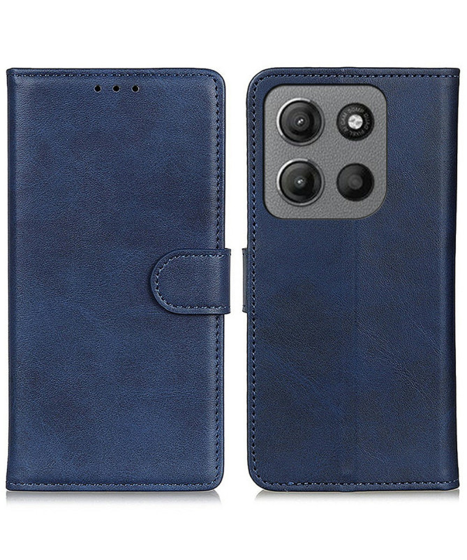 Housse Motorola Moto G15 Marius effet cuir mat