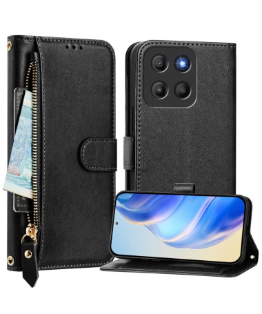 Housse Motorola Moto G15 Porte-Cartes à Lanière