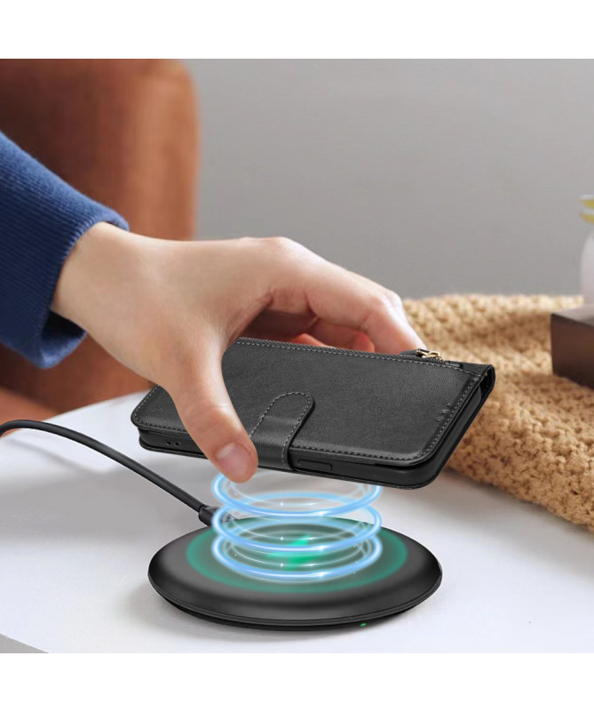 Housse Motorola Moto G15 Porte-Cartes à Lanière