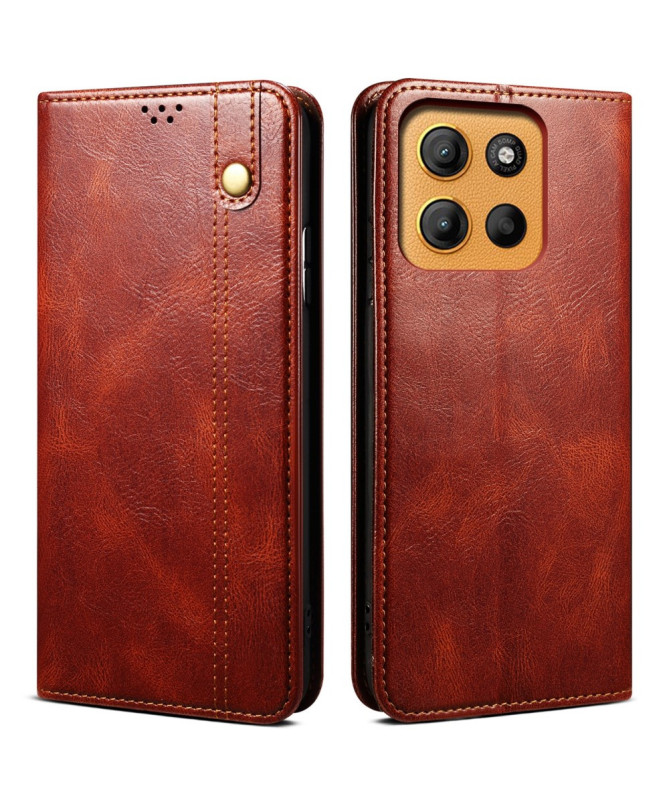 Housse Motorola Moto G15 Ernestine coutures apparentes