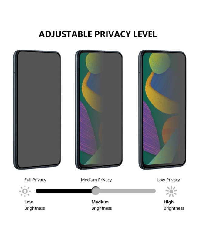 Protection d'écran Oppo Reno 13 5G verre trempé et filtre de confidentialité