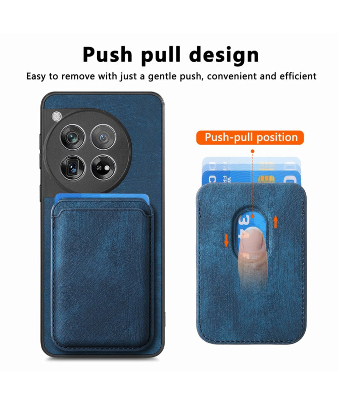 Montparnasse - Coque OnePlus 12 avec porte-cartes magnétique