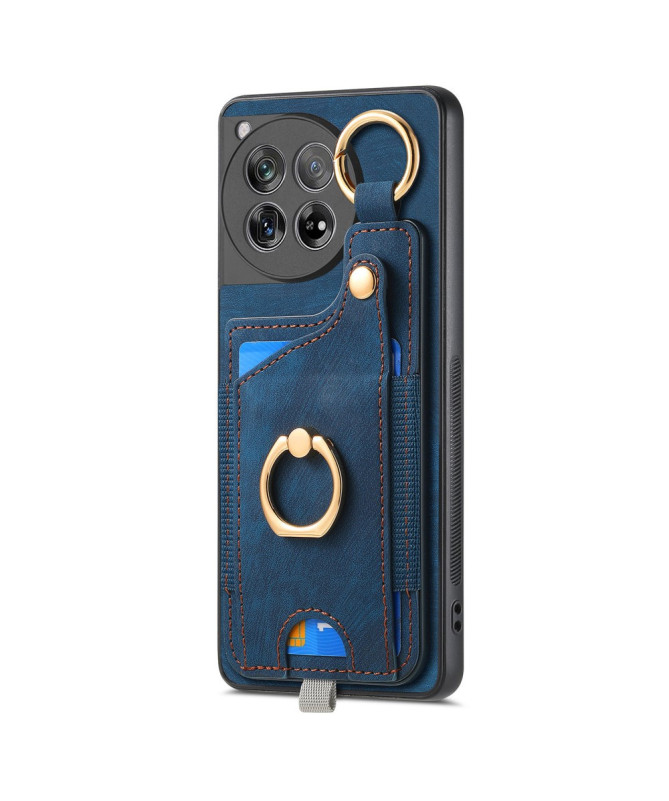 Coque OnePlus 12 Portefeuille en Cuir Vintage VINTA