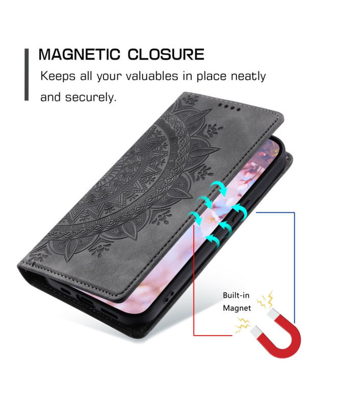 Mandalio - Housse Xiaomi Redmi Note 14 Rabat Flip Mandala