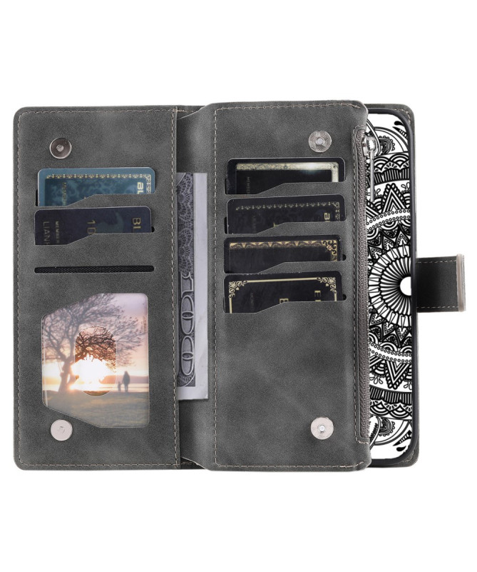Housse Xiaomi Redmi Note 14 Mandala Porte-Cartes
