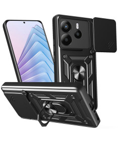 FORTEX - Coque Xiaomi Redmi Note 14 protection caméra et support rotat