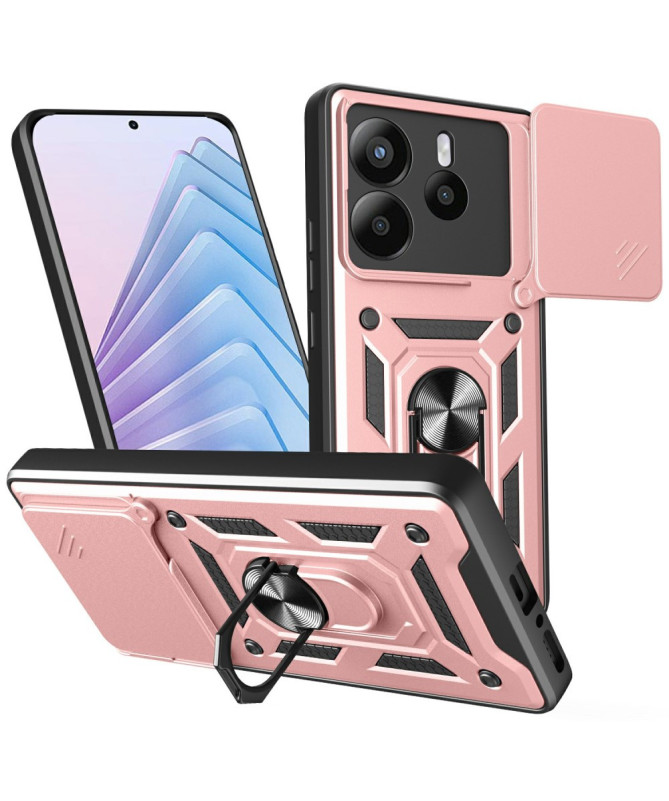 FORTEX - Coque Xiaomi Redmi Note 14 protection caméra et support rotat