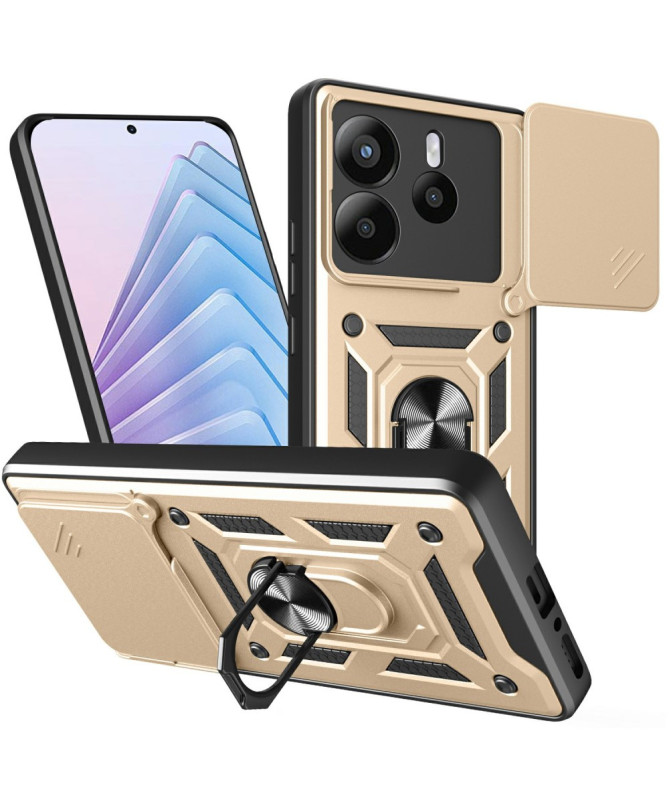 FORTEX - Coque Xiaomi Redmi Note 14 protection caméra et support rotat