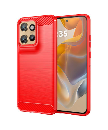 Carbon Shield - Coque Motorola Edge 50 Neo Design Fibre de Carbone Rouge - photo 10