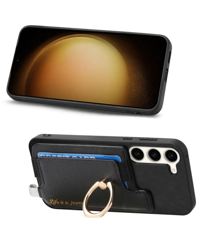 KARTER - Coque Samsung Galaxy S23 Plus avec Porte-Carte Détachable et 