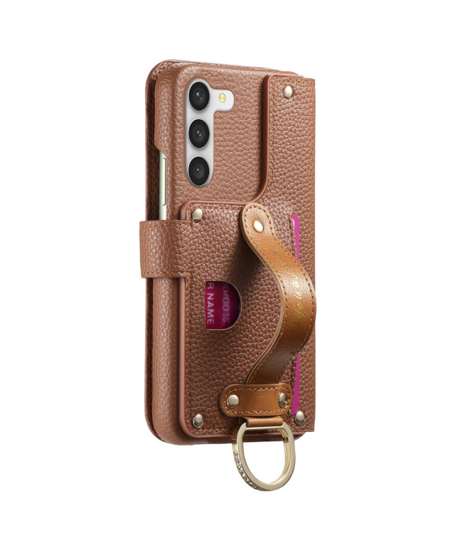 Étui Samsung Galaxy S23 Plus Portefeuille Effet Cuir et RFID