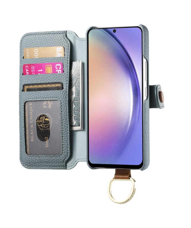 Étui Samsung Galaxy S23 Plus Portefeuille Effet Cuir et RFID