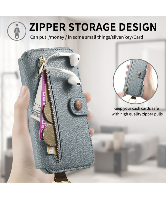 Étui Samsung Galaxy S23 Plus Portefeuille Effet Cuir et RFID