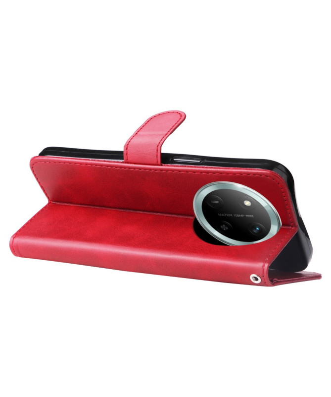 Honor Magic 7 Lite - Housse Zipper Pocket effet cuir