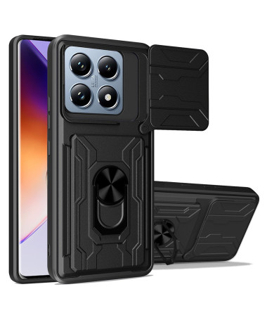 FORTEX - Coque Xiaomi 14T Pro protection caméra et support rotatif