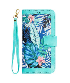 Housse Sony Xperia 10 VI Turquoise avec Design Tropical