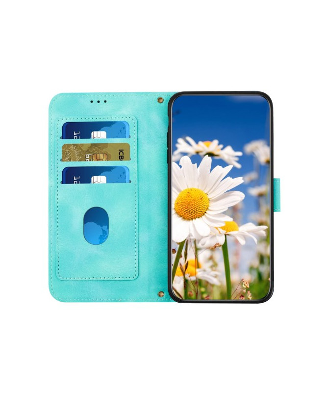 Housse Sony Xperia 10 VI Turquoise avec Design Tropical