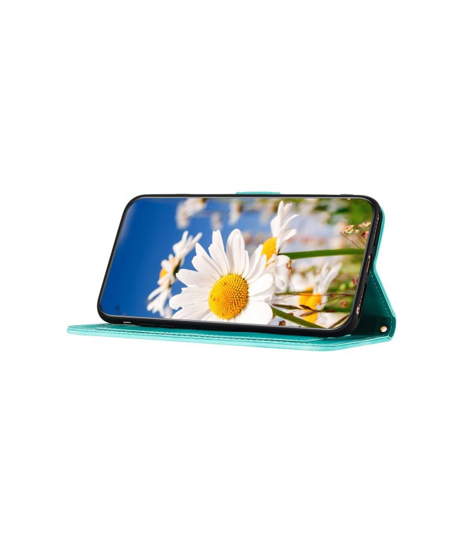 Housse Sony Xperia 10 VI Turquoise avec Design Tropical