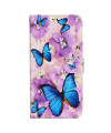 Housse Xiaomi 14T Pro papillons bleus et fleurs