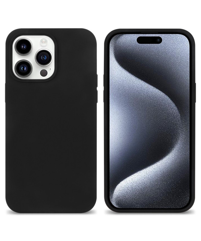 Coque Silicone Douceur pour iPhone 15 Pro