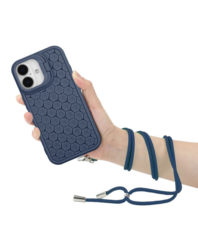 Coque iPhone 16 MagSafe, Support Intégré et Cordon