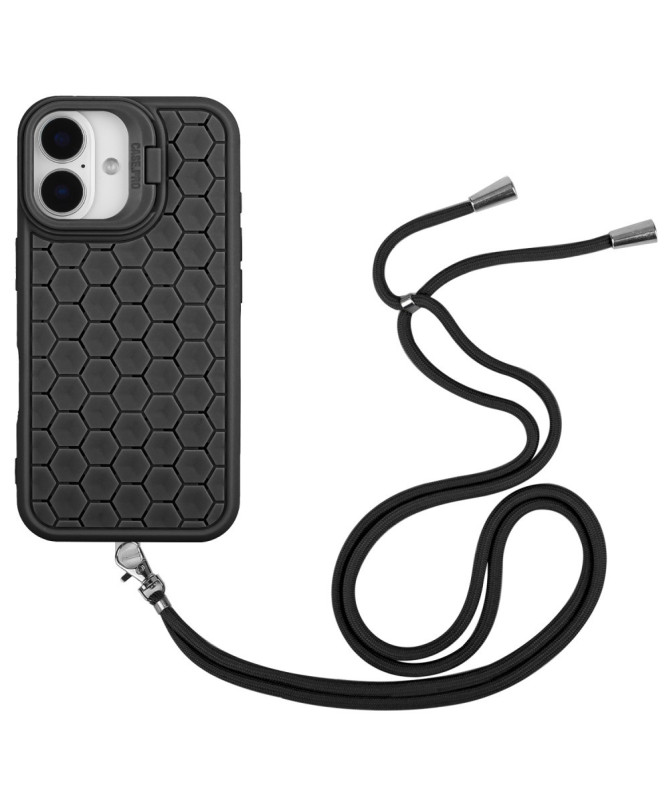 Coque iPhone 16 MagSafe, Support Intégré et Cordon