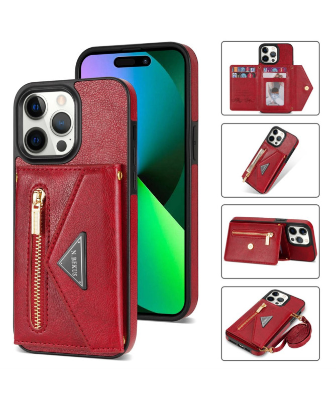 Coque iPhone 13 N.BEKUS Porte-Cartes