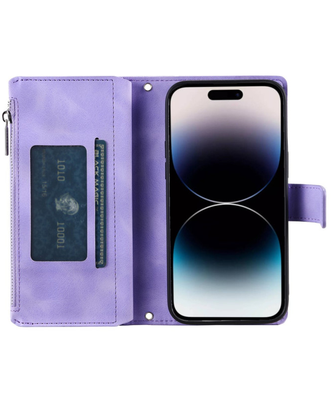 Housse iPhone 16 Pro Max Mandala Porte-Cartes