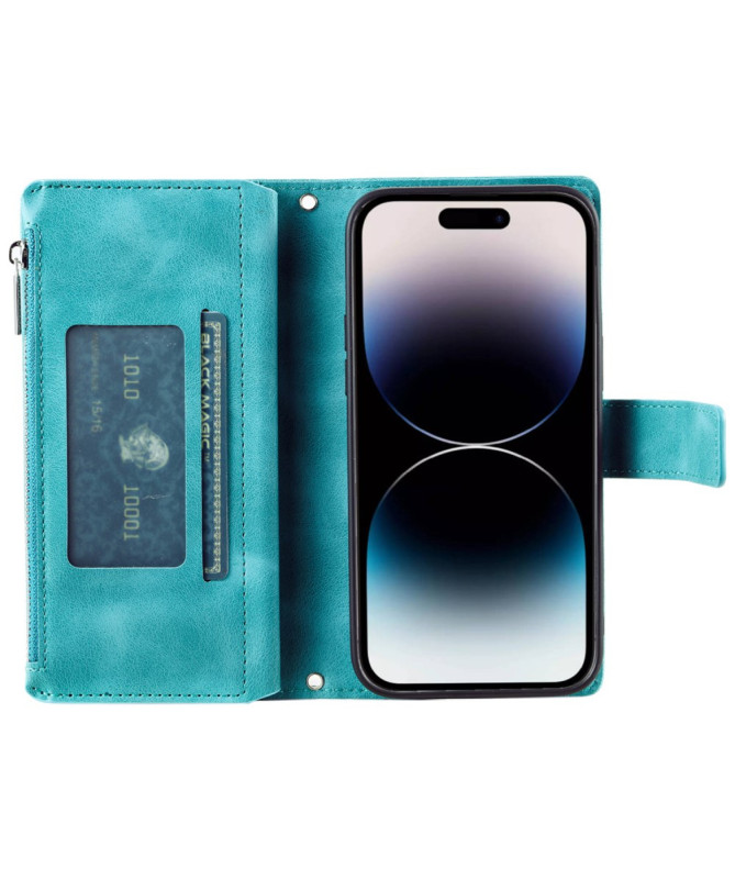 Housse iPhone 16 Pro Max Mandala Porte-Cartes