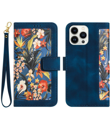 Housse iPhone 16 Pro Max Deep Sea Florals