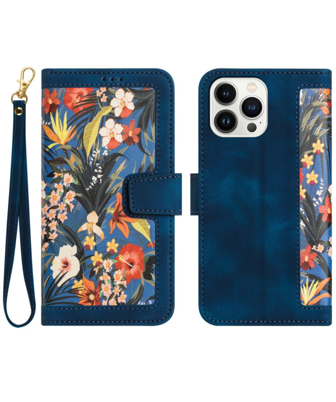 Housse iPhone 16 Pro Max Deep Sea Florals