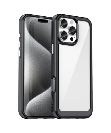 iPhone 16 Pro Max - Coque Transparente Contour Couleuré