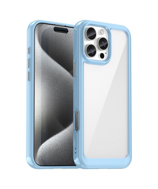 iPhone 16 Pro Max - Coque Transparente Contour Couleuré