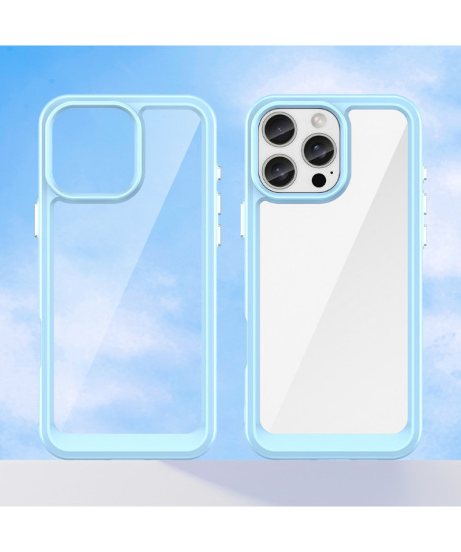 iPhone 16 Pro Max - Coque Transparente Contour Couleuré