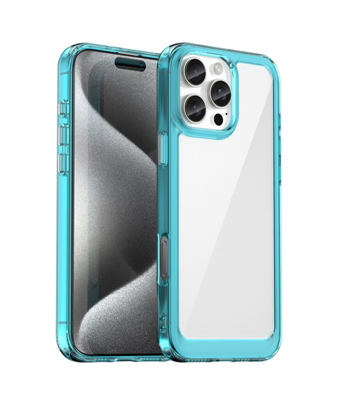 iPhone 16 Pro Max - Coque Transparente Contour Couleuré