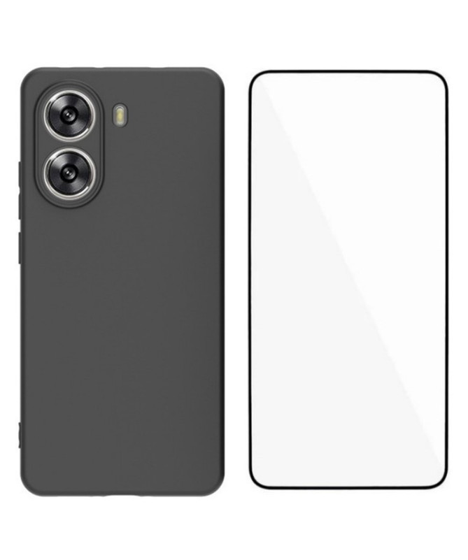 Coque noire Poco X7 Pro avec protection d'écran