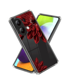 Coque Xiaomi Redmi Note 13 4G Pétales Rouges