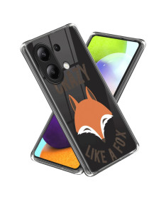 Coque Xiaomi Redmi Note 13 4G Fou comme un RENARD