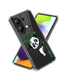 Coque Xiaomi Redmi Note 13 4G Panda sur bambou