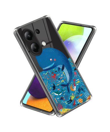 Coque Xiaomi Redmi Note 13 4G Illustration Baleine