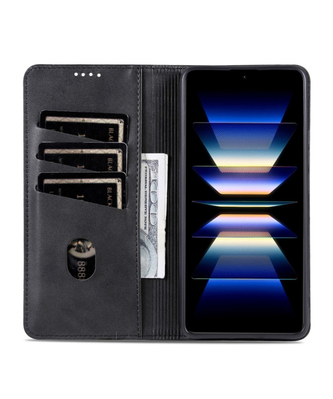 Flip cover Xiaomi Redmi Note 13 4G porte-cartes AZNS simili cuir