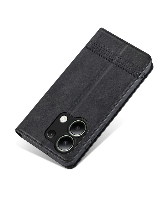 Flip cover Xiaomi Redmi Note 13 4G porte-cartes AZNS simili cuir