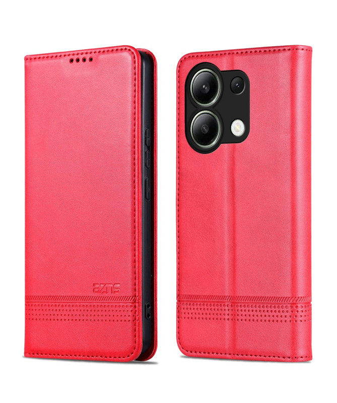 Flip cover Xiaomi Redmi Note 13 4G porte-cartes AZNS simili cuir