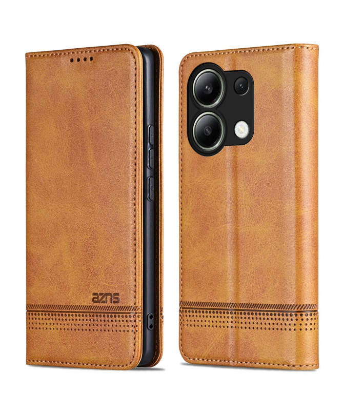 Flip cover Xiaomi Redmi Note 13 4G porte-cartes AZNS simili cuir