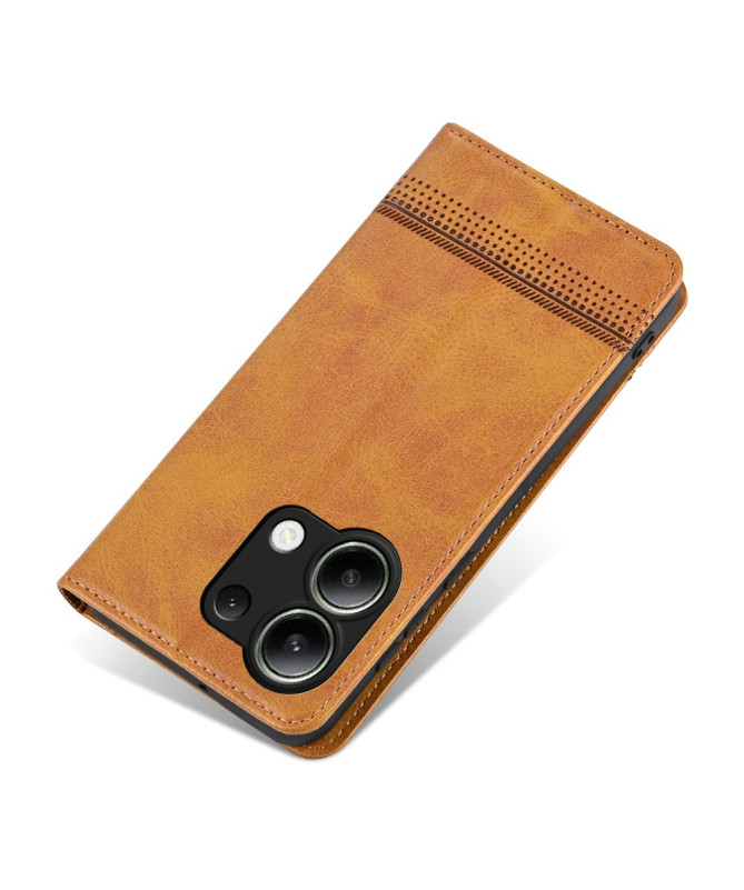 Flip cover Xiaomi Redmi Note 13 4G porte-cartes AZNS simili cuir