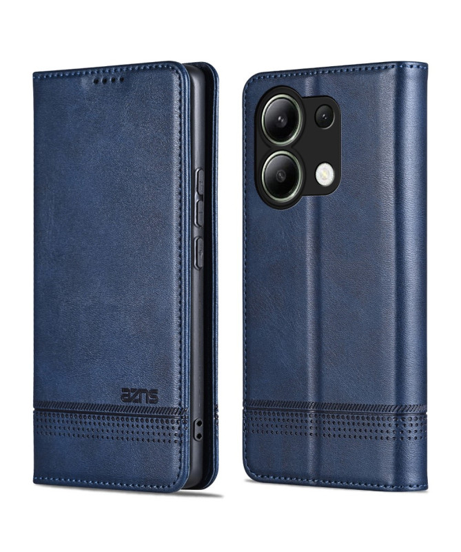 Flip cover Xiaomi Redmi Note 13 4G porte-cartes AZNS simili cuir