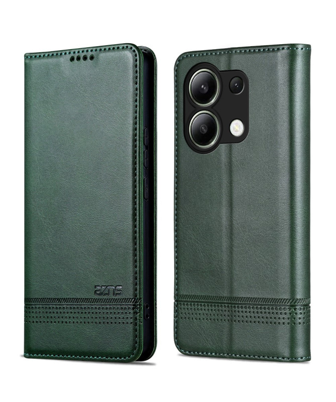 Flip cover Xiaomi Redmi Note 13 4G porte-cartes AZNS simili cuir