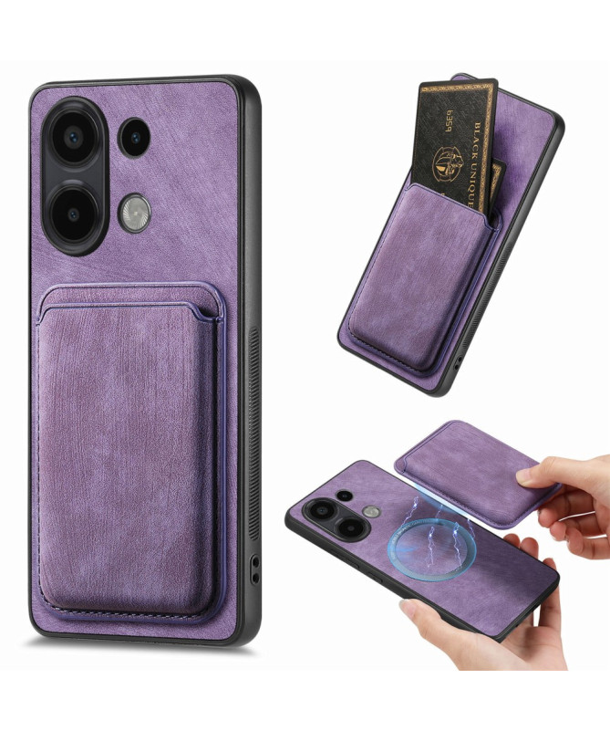 Montparnasse - Coque Xiaomi Redmi Note 13 4G avec porte-cartes magnétique